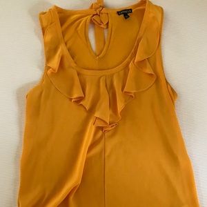 Express yellow tank blouse